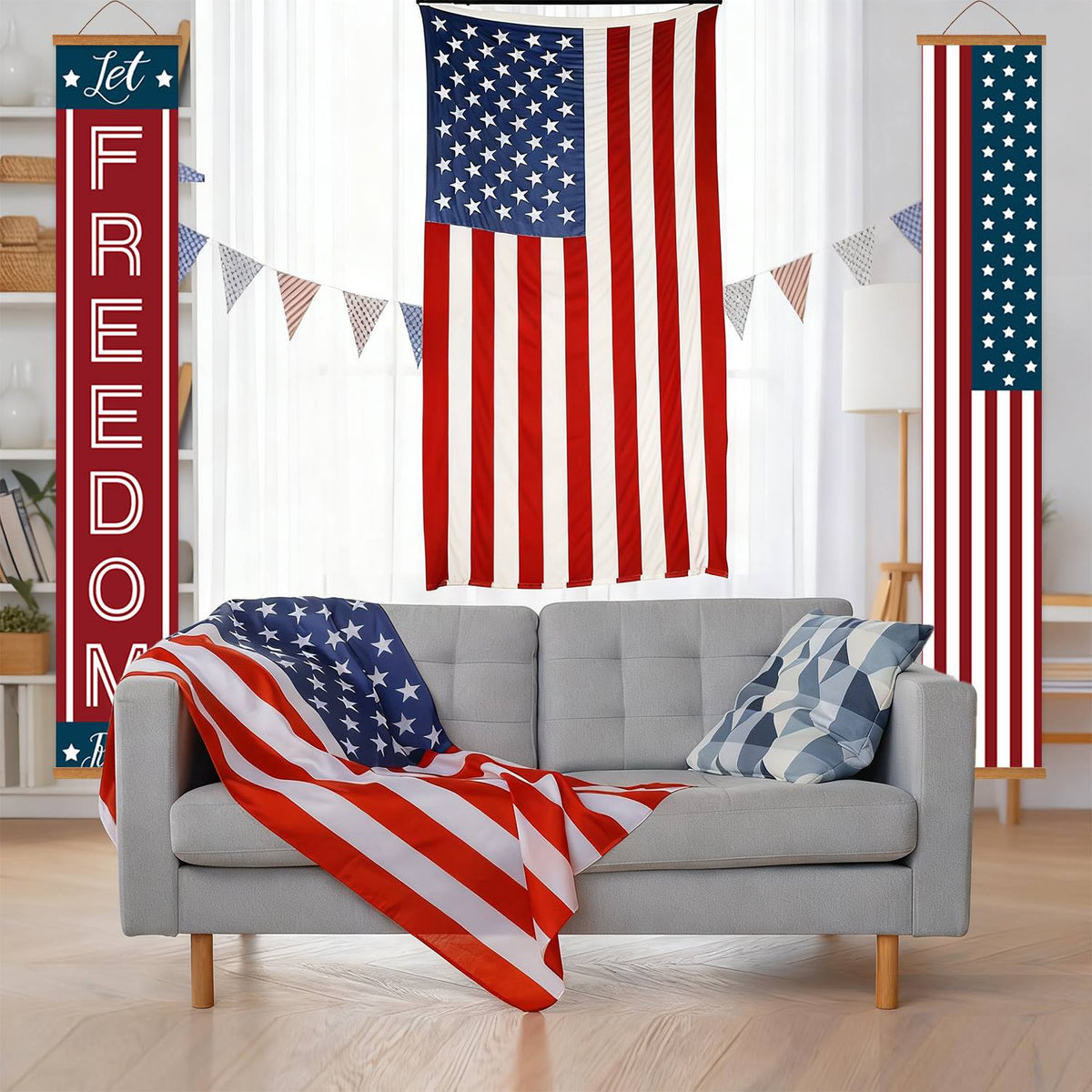 Let Freedom Ring (Paint by Numbers Door Banners)