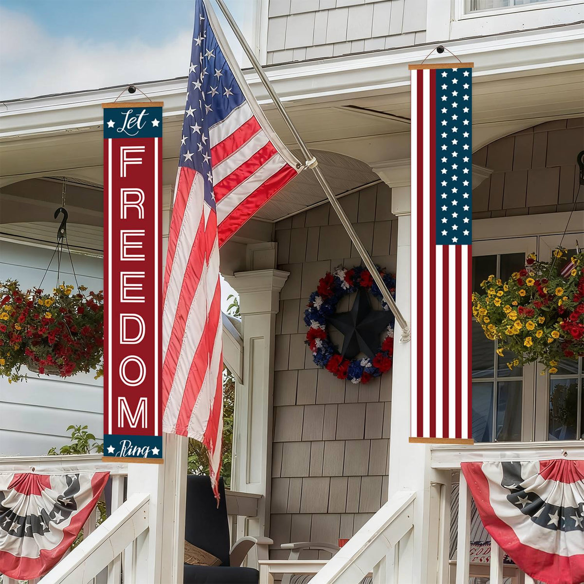 Let Freedom Ring (Paint by Numbers Door Banners)