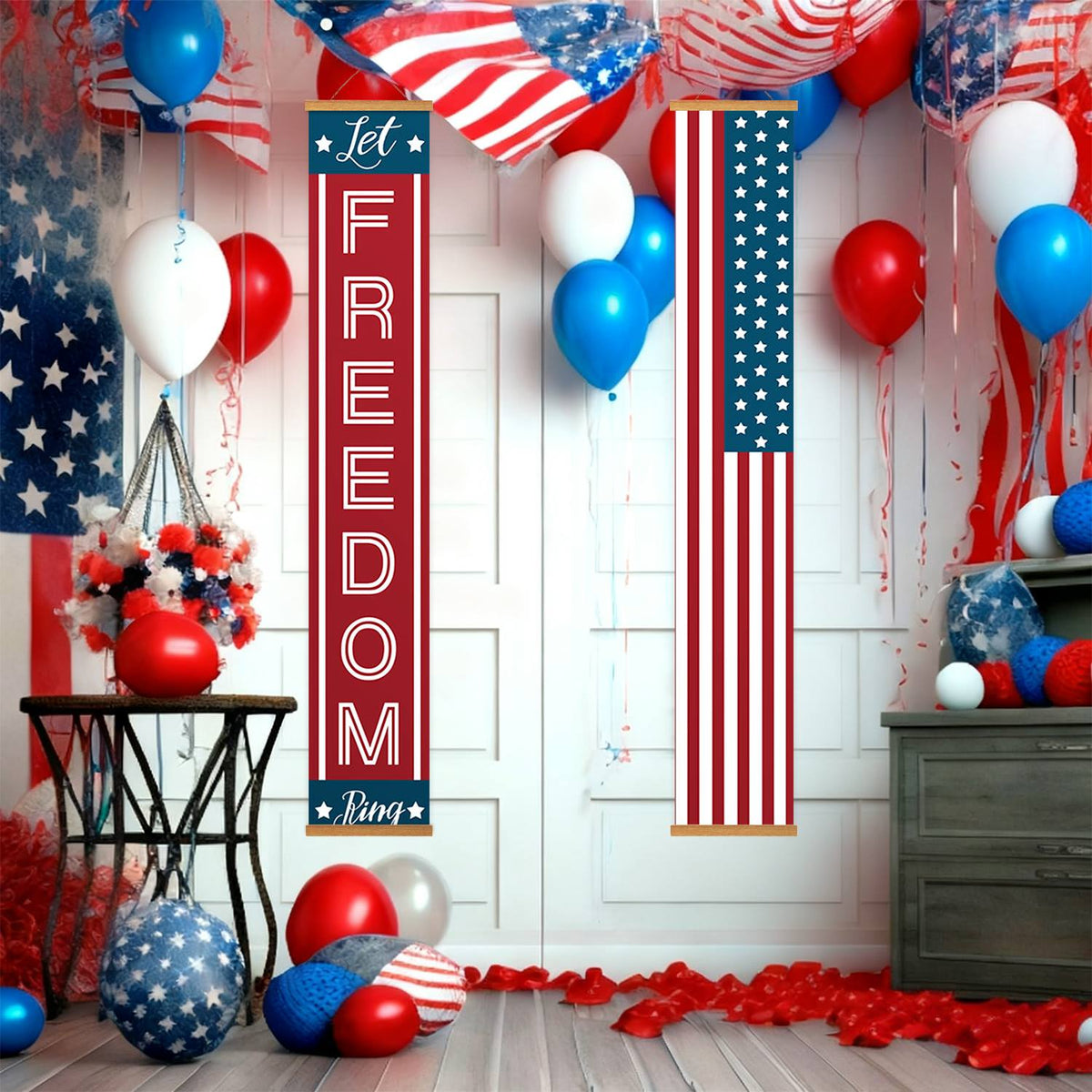 Let Freedom Ring (Paint by Numbers Door Banners)