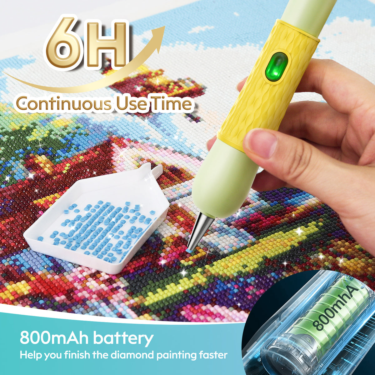 Green Electric (Diamond Painting Pen)