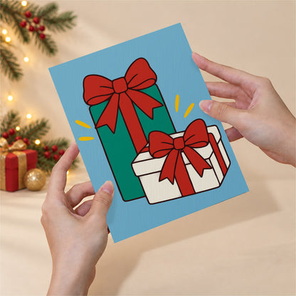 Bold Cartoon Santa and Snowman (Mini Paint by Numbers)