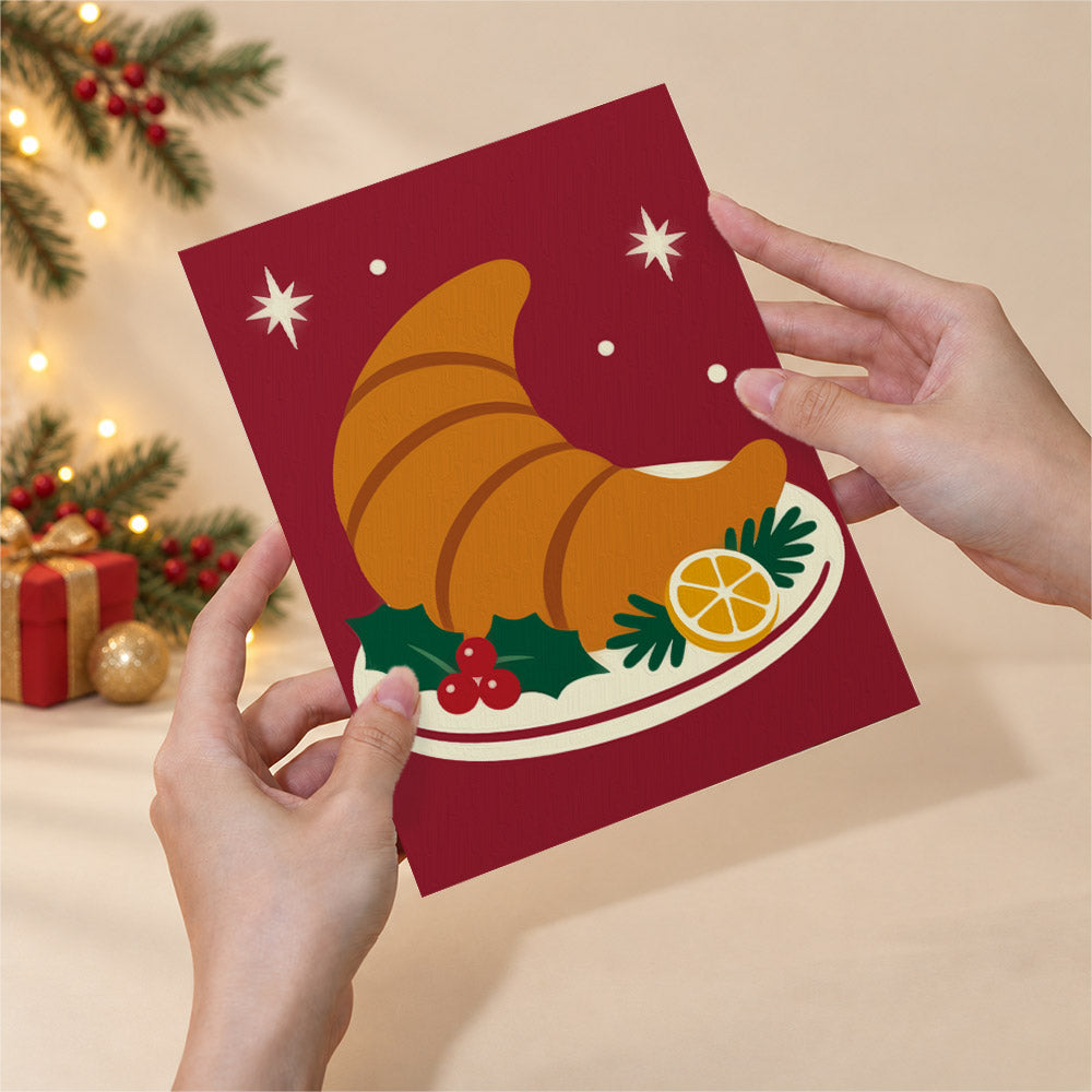 Pretzel, Croissant and Cookies (Mini Paint by Numbers)