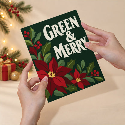 Green and Merry Mistletoe (Mini Paint by Numbers)