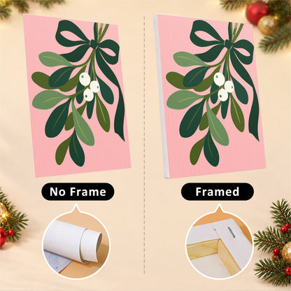 Green and Merry Mistletoe (Mini Paint by Numbers)