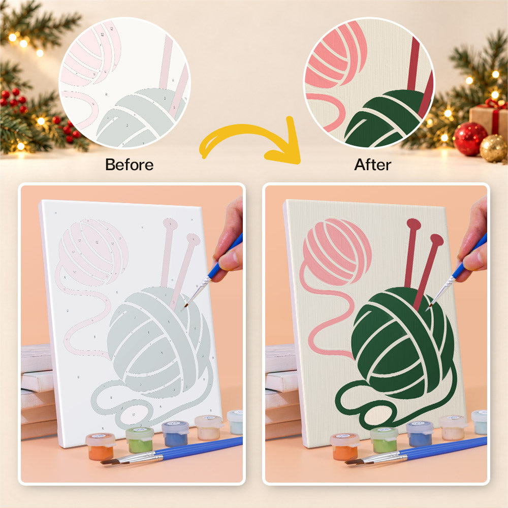 Stay Cozy Knits and Yarn (Mini Paint by Numbers)