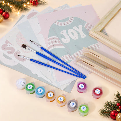 Stay Cozy Knits and Yarn (Mini Paint by Numbers)