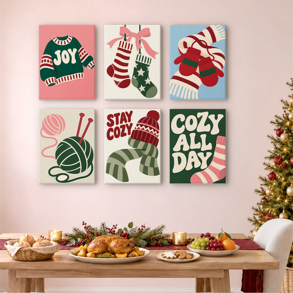 Stay Cozy Knits and Yarn (Mini Paint by Numbers)