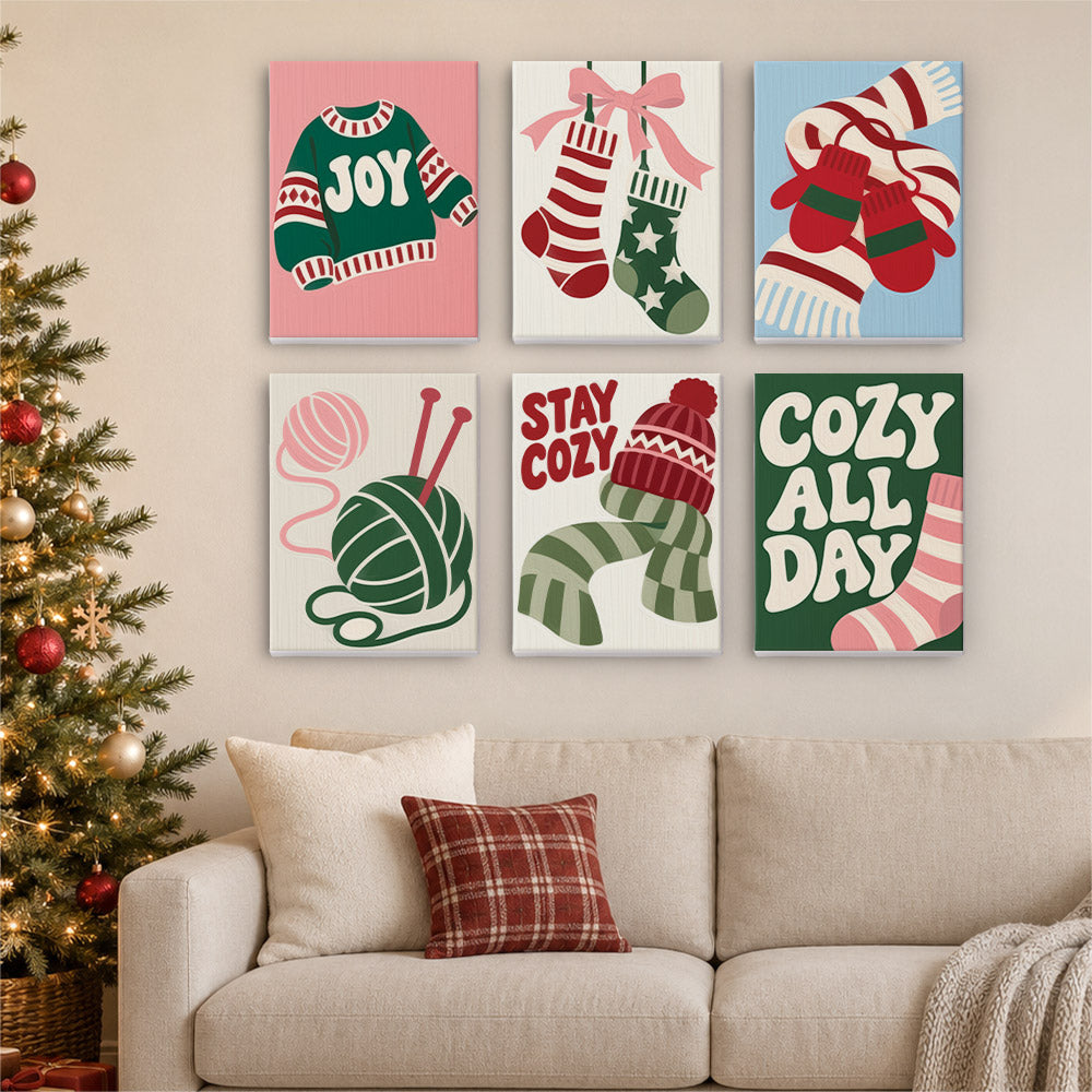 Stay Cozy Knits and Yarn (Mini Paint by Numbers)