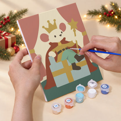 Nutcracker and Music Box Ballerina (Mini Paint by Numbers)