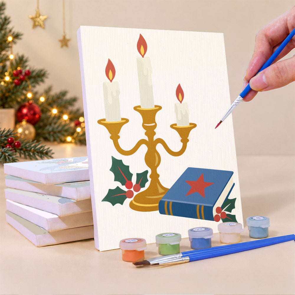Wax Seal Letters and Candlelight (Mini Paint by Numbers)