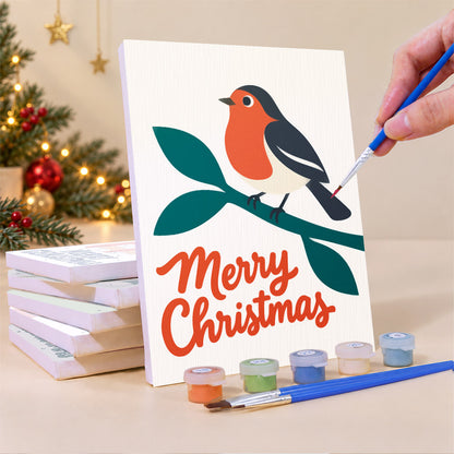 Robin, Lollipop and Ho Ho Ho (Mini Paint by Numbers)