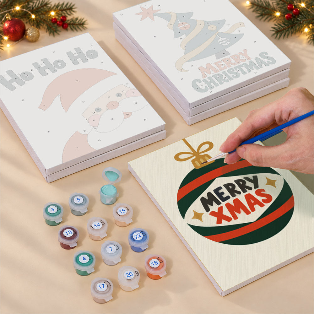 Robin, Lollipop and Ho Ho Ho (Mini Paint by Numbers)