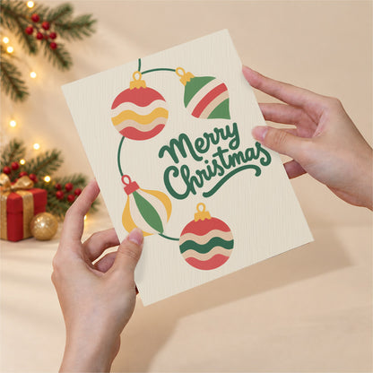 Peach and Mint Script Christmas (Mini Paint by Numbers)