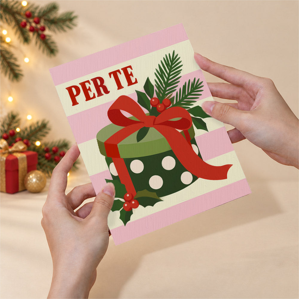 Buon Natale Village and Stocking (Mini Paint by Numbers)