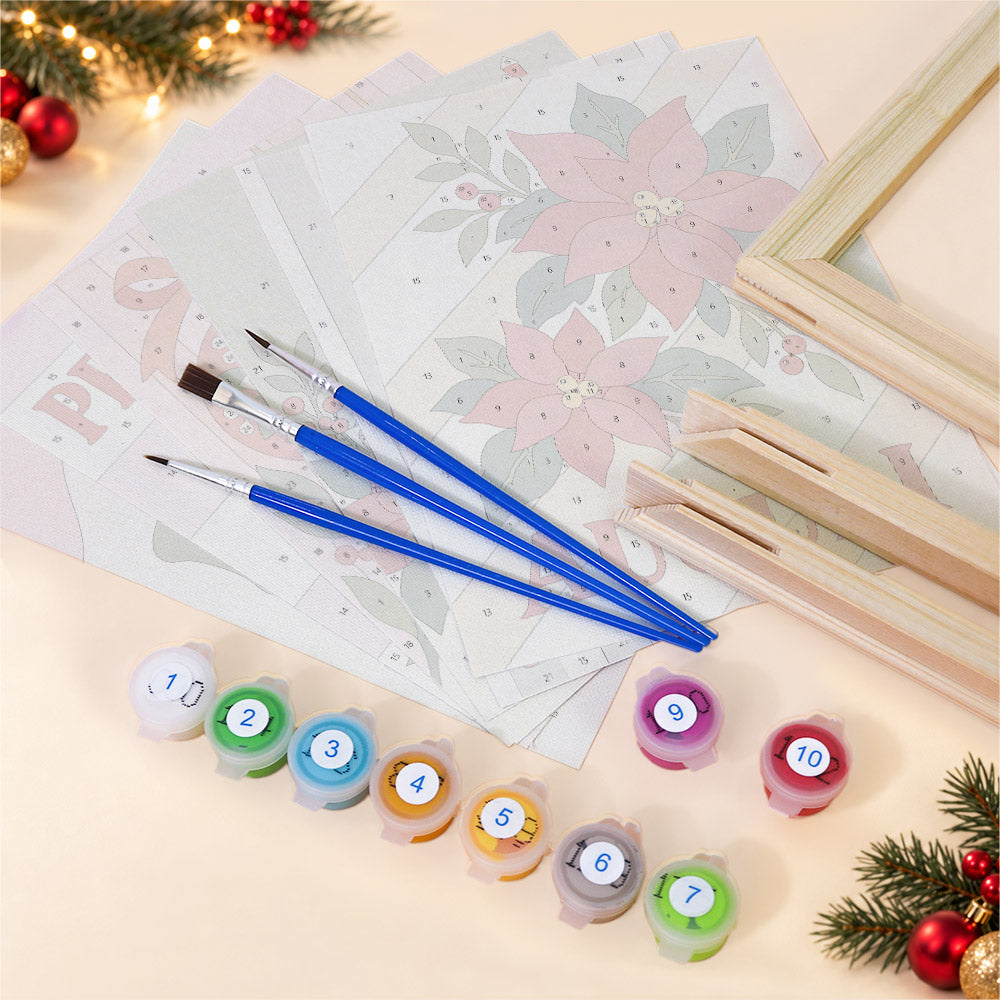 Buon Natale Village and Stocking (Mini Paint by Numbers)