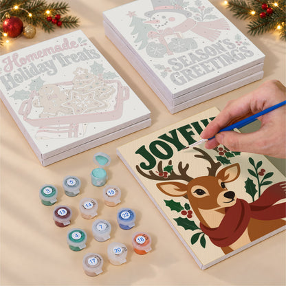 Merry Christmas to All Signs (Mini Paint by Numbers)