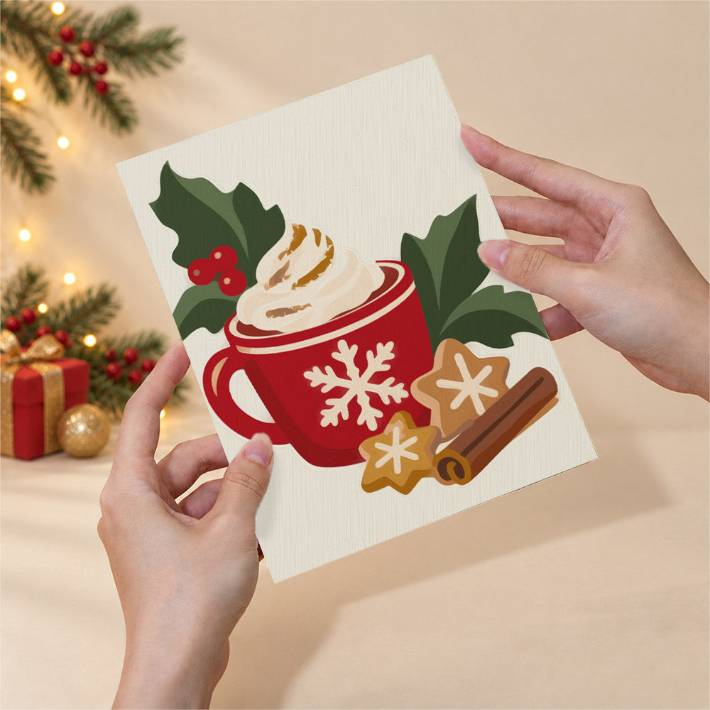 Classic Santa, Mittens and Sleigh (Mini Paint by Numbers)