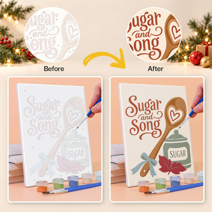 Oven Warmth and Winter Spice (Mini Paint by Numbers)