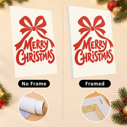 Simple Cream Merry Christmas (Mini Paint by Numbers)