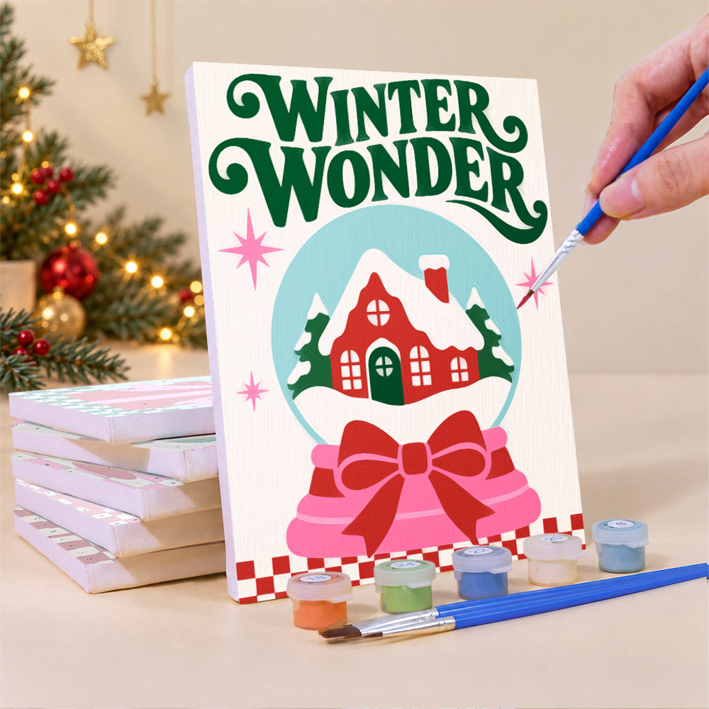 Merry Martini and Shine Bright (Mini Paint by Numbers)