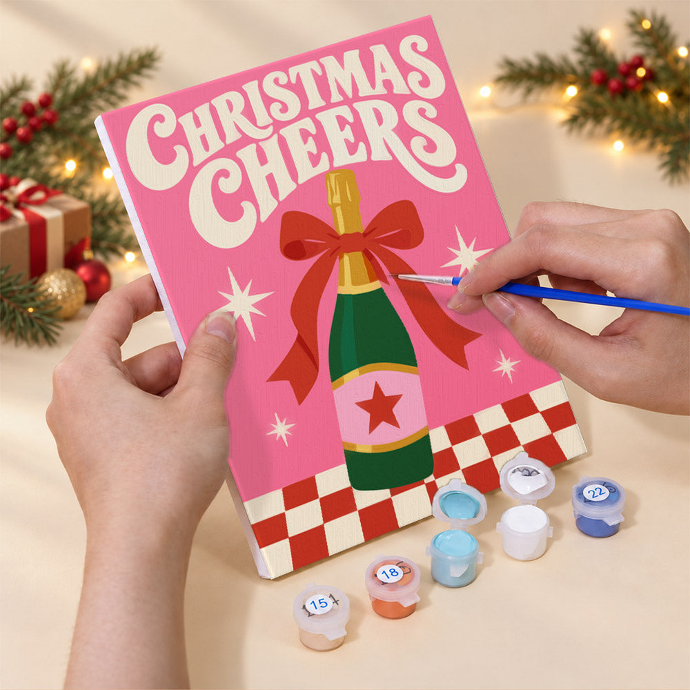Merry Martini and Shine Bright (Mini Paint by Numbers)