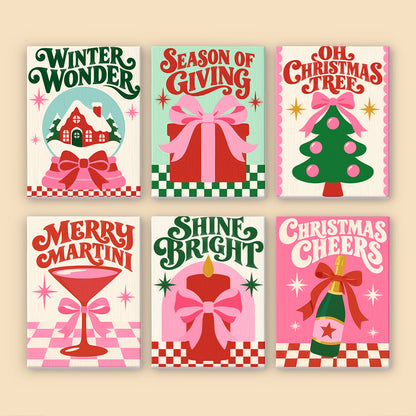 Merry Martini and Shine Bright (Mini Paint by Numbers)