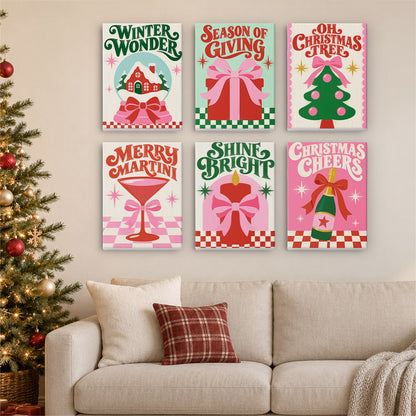 Merry Martini and Shine Bright (Mini Paint by Numbers)