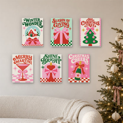 Merry Martini and Shine Bright (Mini Paint by Numbers)