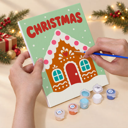Noel, Peace and Jingle Lettering (Mini Paint by Numbers)