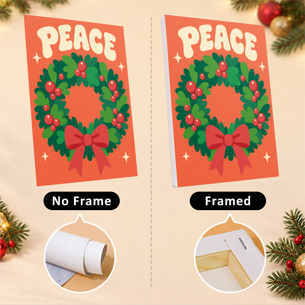 Noel, Peace and Jingle Lettering (Mini Paint by Numbers)