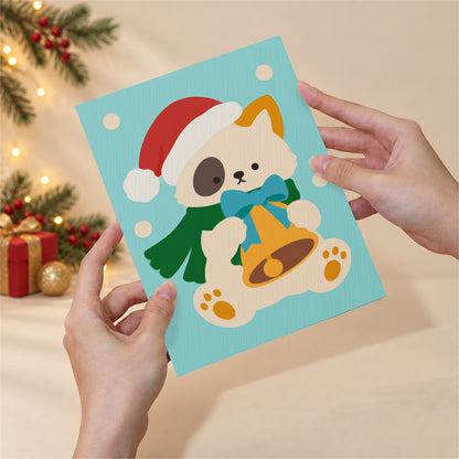 Scarf-Wrapped Bunny and Fox Pals (Mini Paint by Numbers)