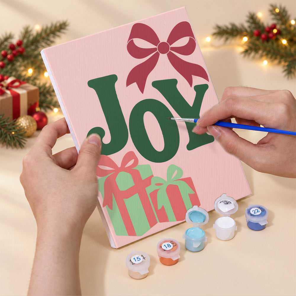 Rose Pink Merry and Bright (Mini Paint by Numbers)