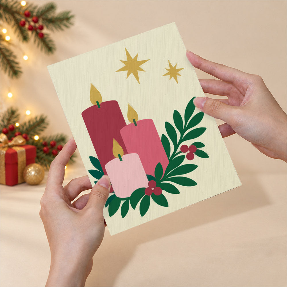 Rose Pink Merry and Bright (Mini Paint by Numbers)