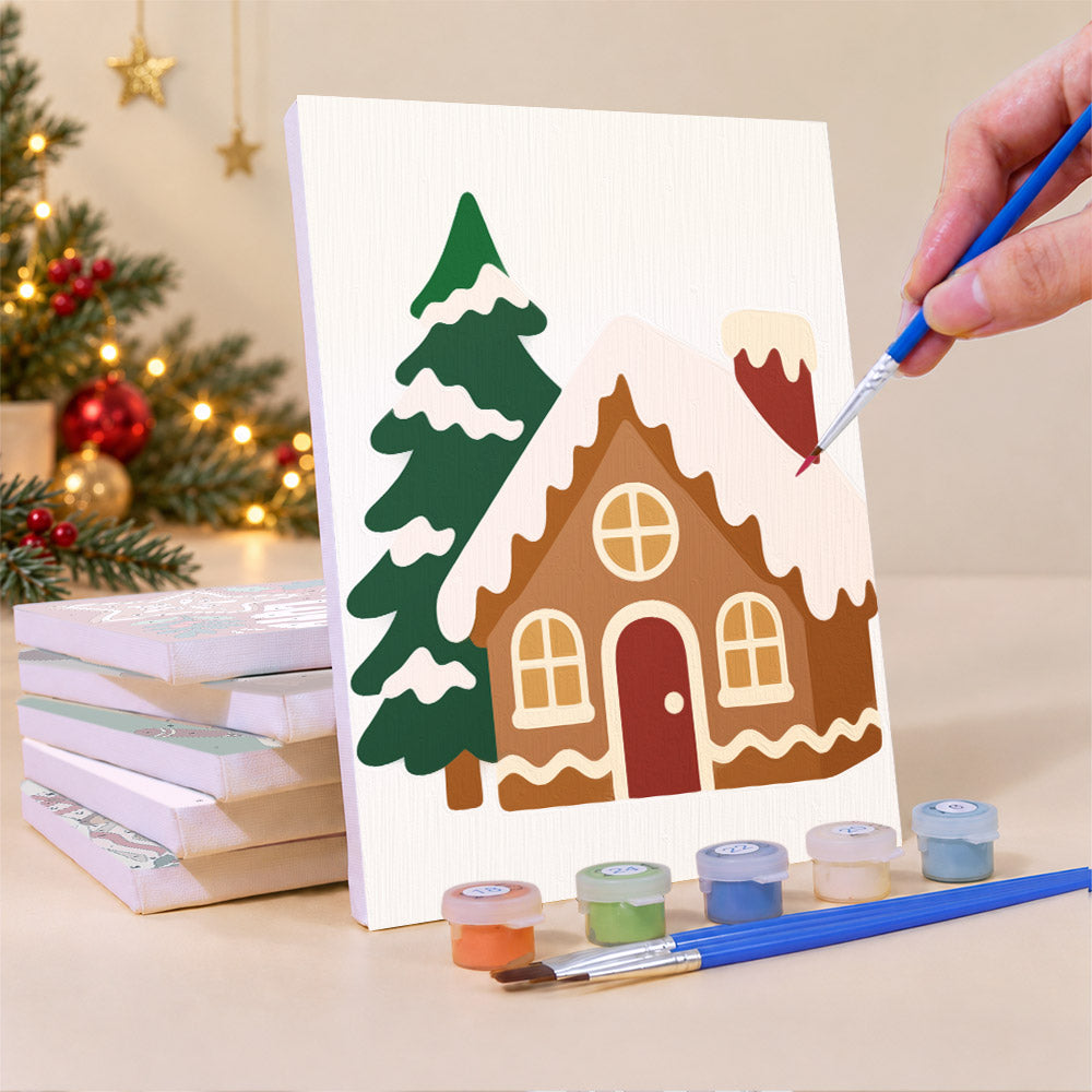 Baked with Love Gingerbread (Mini Paint by Numbers)