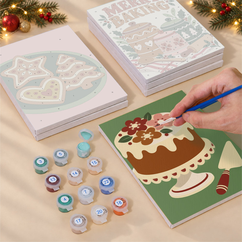 Baked with Love Gingerbread (Mini Paint by Numbers)