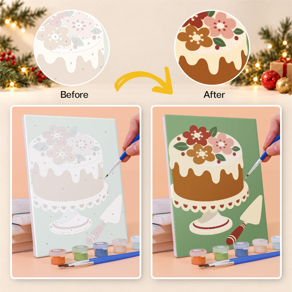 Baked with Love Gingerbread (Mini Paint by Numbers)