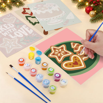 Baked with Love Gingerbread (Mini Paint by Numbers)