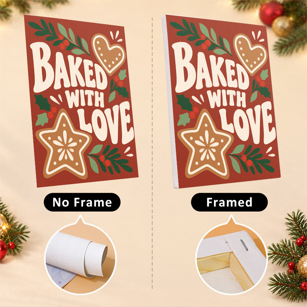 Baked with Love Gingerbread (Mini Paint by Numbers)