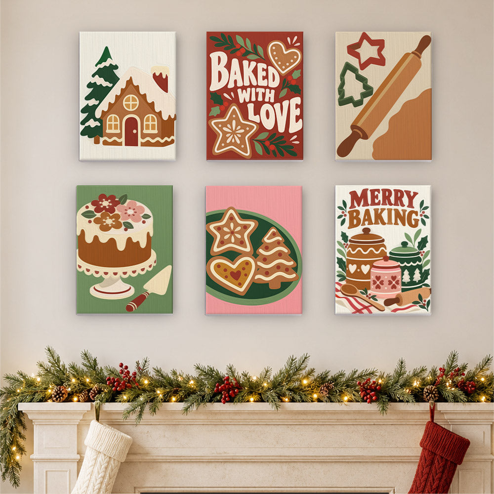 Baked with Love Gingerbread (Mini Paint by Numbers)