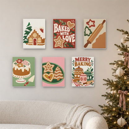 Baked with Love Gingerbread (Mini Paint by Numbers)