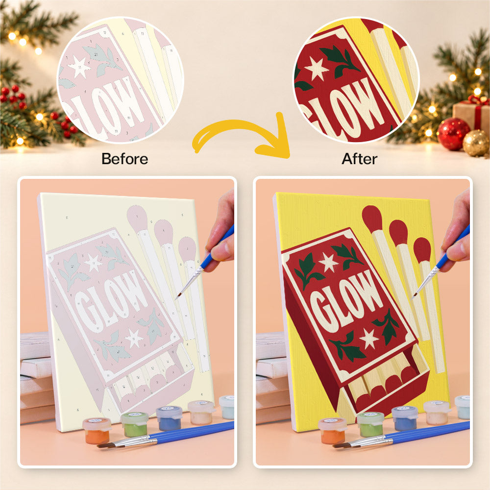 Let It Glow Candles and Lanterns (Mini Paint by Numbers)