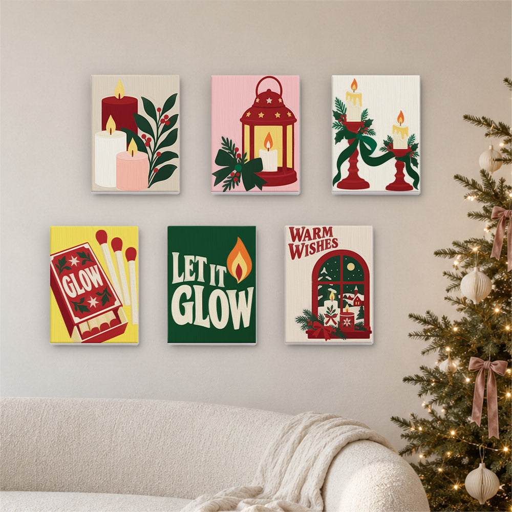 Let It Glow Candles and Lanterns (Mini Paint by Numbers)