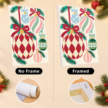 Deck the Halls Harlequin Baubles (Mini Paint by Numbers)