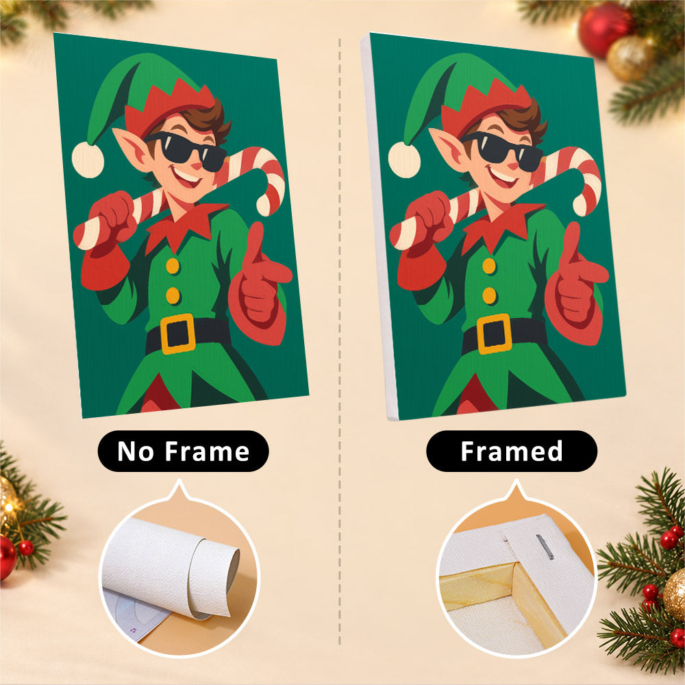 Cool Christmas Crew in Shades (Mini Paint by Numbers)