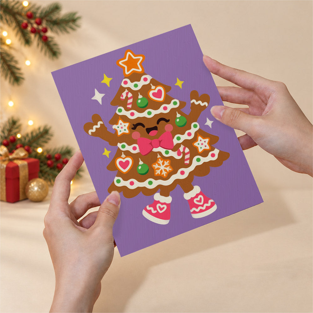 Sneaker-Wearing Christmas Trees (Mini Paint by Numbers)