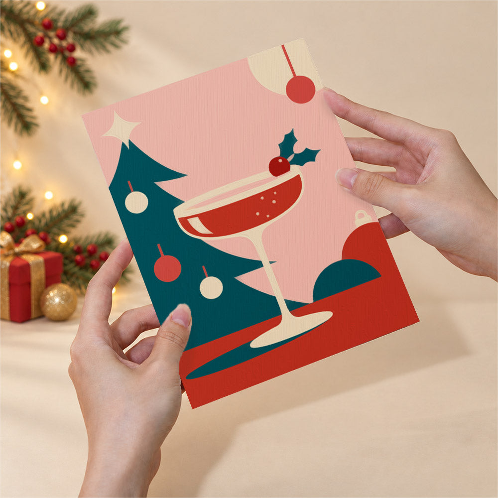 Cocktail Hour by the Tree (Mini Paint by Numbers)