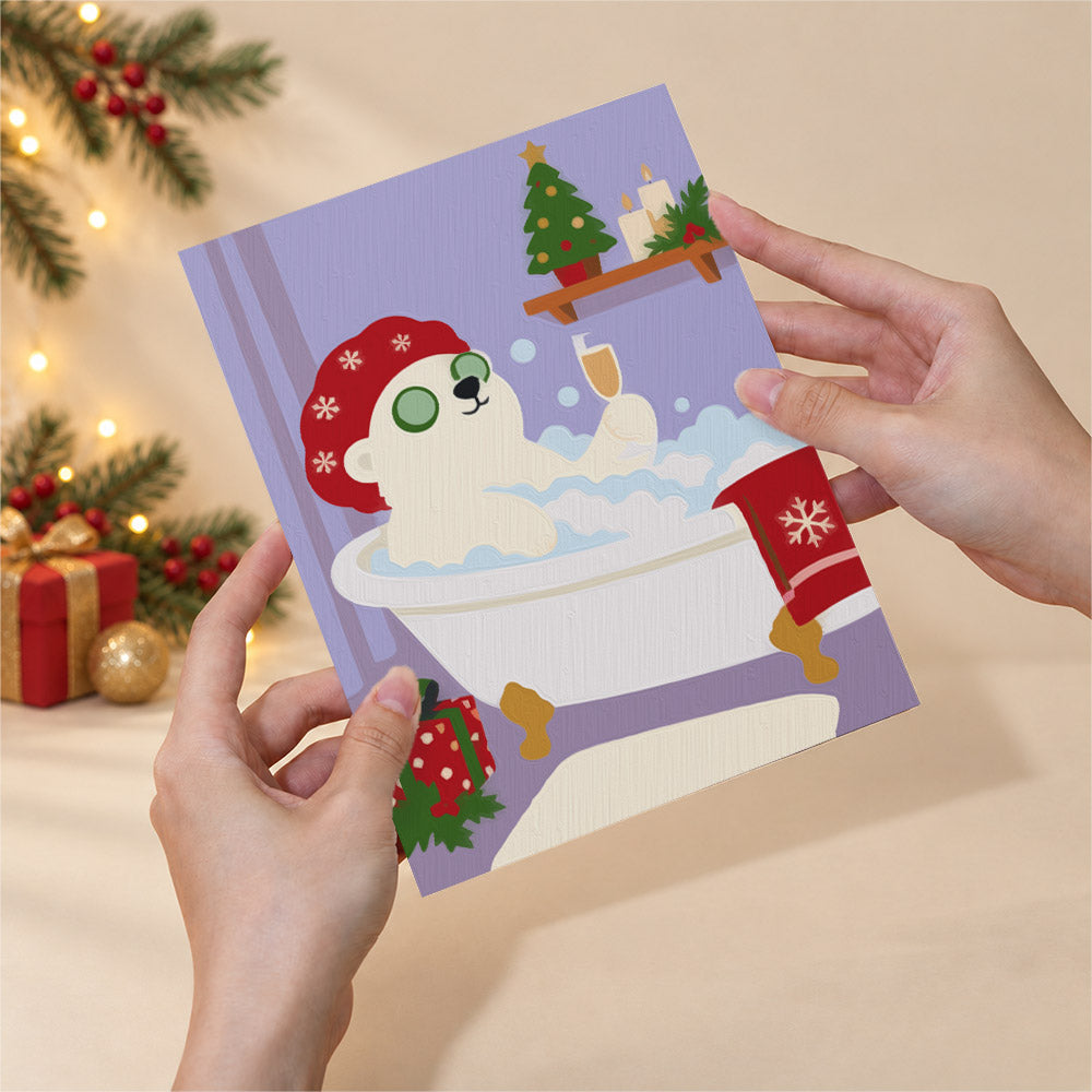 Christmas Spa Day Bubble Baths (Mini Paint by Numbers)