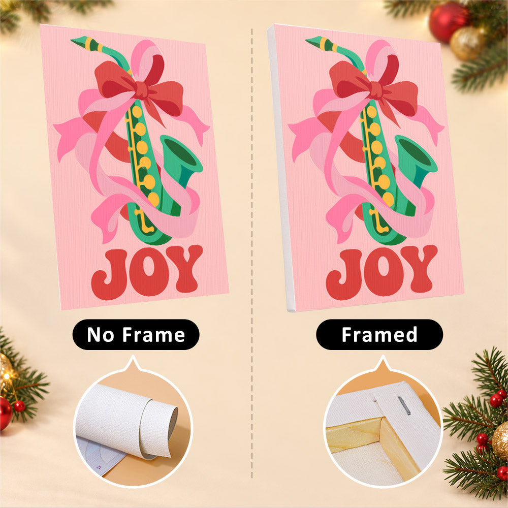 Ribbon-Wrapped Holiday Instruments (Mini Paint by Numbers)