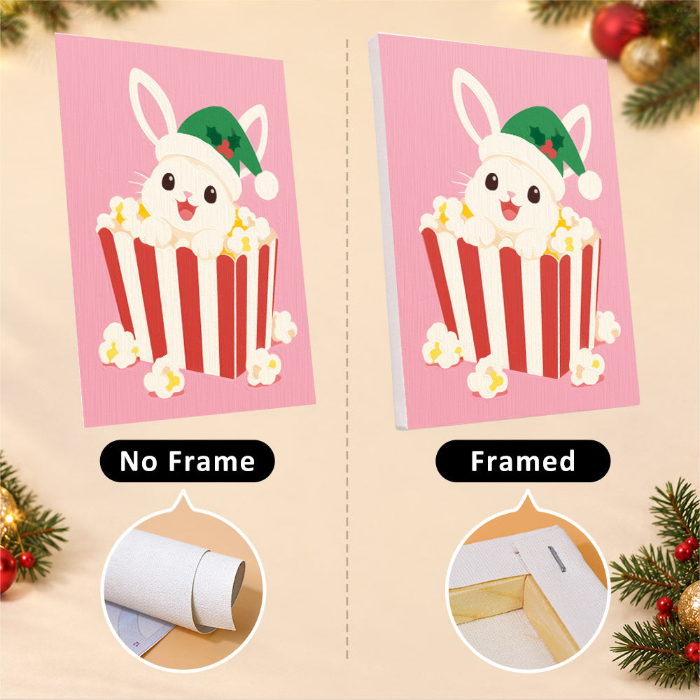 Pets Peeking From Gift Bags (Mini Paint by Numbers)