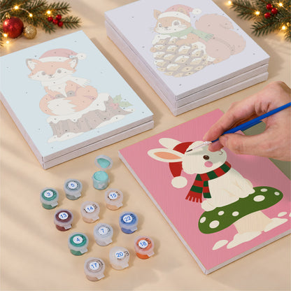 Hedgehog Stocking Woodland Pals (Mini Paint by Numbers)